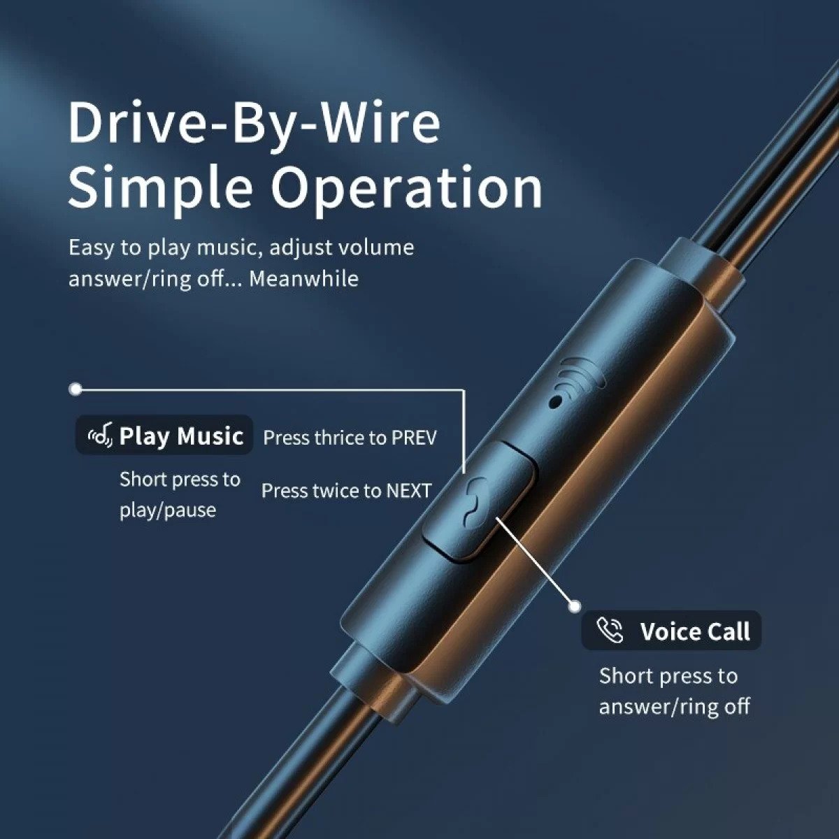Awei® Ενσύρματα Ακουστικά Handsfree με Βύσμα Type C Μαύρα TC-7